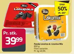 Fleggaard Panda Licorice el. Licorice Mix tilbud
