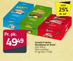 Fleggaard Carletti P-tærter, Skumbanan el. Brazil tilbud