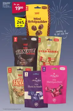 Fleggaard Toms el. Anthon Berg Miniposer tilbud