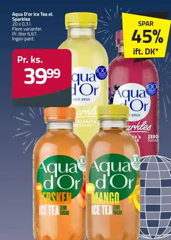 Fleggaard Aqua D'or Ice Tea el. Sparkles tilbud