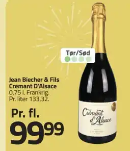 Fleggaard Jean Biecher & Fils Cremant D'Alsace tilbud