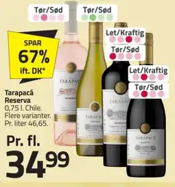 Fleggaard Tarapacá Reserva tilbud