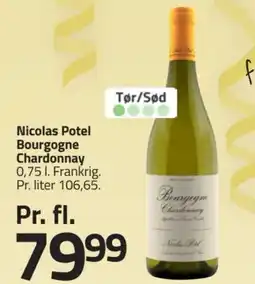 Fleggaard Nicolas Potel Bourgogne Chardonnay tilbud