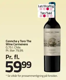 Fleggaard Conncha y Toro The Wine Carmenere tilbud