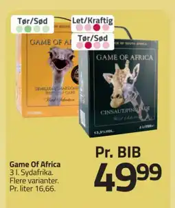 Fleggaard Game Of Africa tilbud