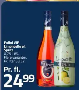 Fleggaard Polini VIP Limoncello el. Spritz tilbud