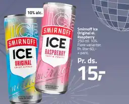 Fleggaard Smirnoff Ice Original el. Raspberry tilbud