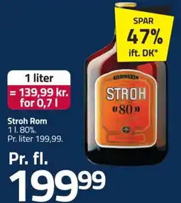 Fleggaard Stroh Rom tilbud