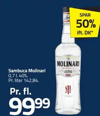 Fleggaard Sambuca Molinari tilbud