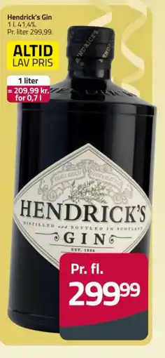 Fleggaard HENDRICK'S gin tilbud
