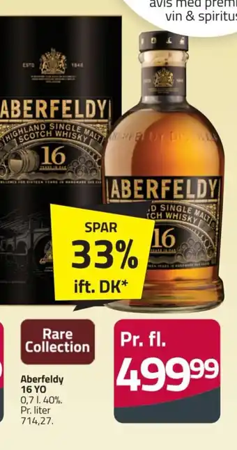 Fleggaard Aberfeldy 16 YO tilbud