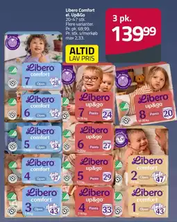 Fleggaard Libero Comfort el. Up&Go tilbud