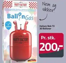 Fleggaard Helium Nok Til 30 Balloner tilbud