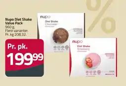 Fleggaard Nupo Diet Shake Value Pack tilbud