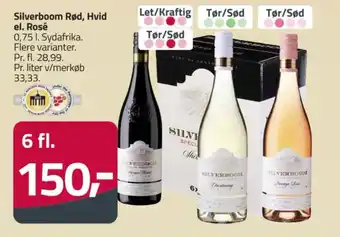 Fleggaard Silverboom Rød, Hvid el. Rosé tilbud