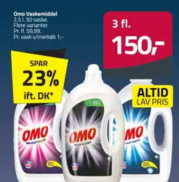 Fleggaard OMO Vaskemiddel tilbud