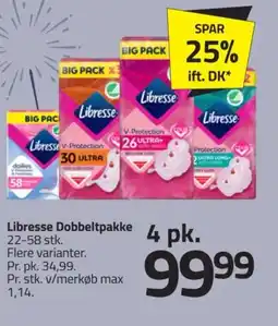 Fleggaard Libresse Dobbeltpakke tilbud