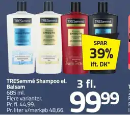 Fleggaard TRESemmé Shampoo el. Balsam tilbud
