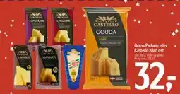 Føtex Grana Padano eller Castello hård ost tilbud
