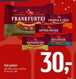 Føtex Gøl pølser tilbud