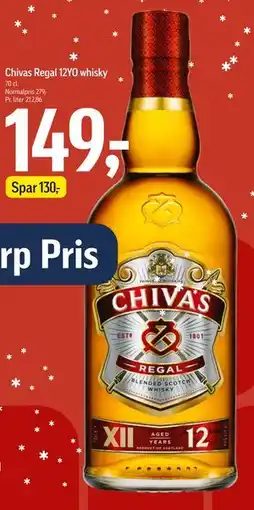 Føtex Chivas Regal 12YO whisky tilbud