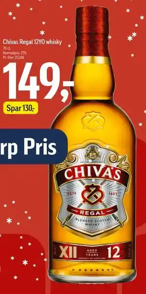 Føtex Chivas Regal 12YO whisky tilbud
