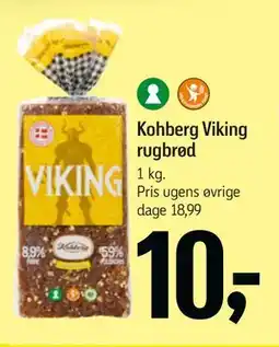 Føtex Kohberg Viking rugbrød tilbud