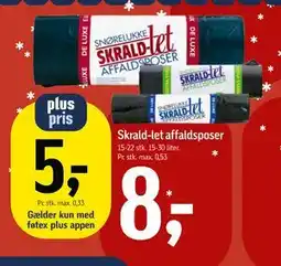 Føtex Skrald-let affaldsposer tilbud