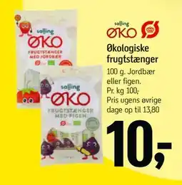 Føtex Økologiske frugtstænger tilbud