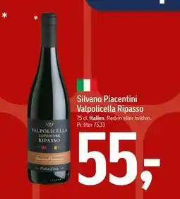 Føtex Silvano Piacentini Valpolicella Ripasso tilbud