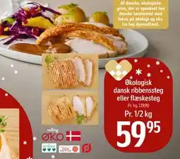 Føtex Økologisk dansk ribbenssteg eller flæskesteg tilbud