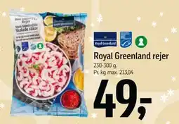 Føtex Royal Greenland rejer tilbud
