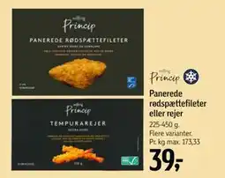 Føtex Panerede rødspættefileter eller rejer tilbud