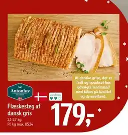 Føtex Flæskesteg af dansk gris tilbud