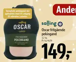 Føtex Oscar fritgående pekingand tilbud