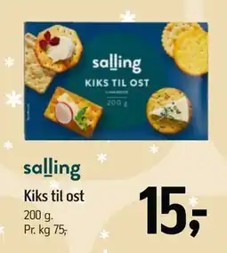 Føtex Kiks til ost tilbud