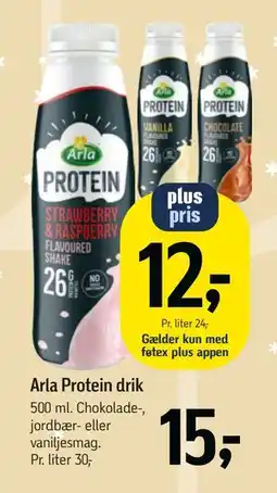 Føtex Arla Protein drik tilbud