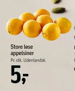 Føtex Store løse appelsiner tilbud