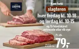 Føtex håndskåret entrecote eller rib eye tilbud