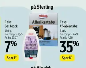 Føtex Spar 20% på Sterling tilbud