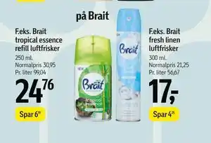 Føtex Spar 20% på Brait tilbud