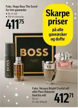 Føtex Hugo Boss The Scent for him gaveæske tilbud