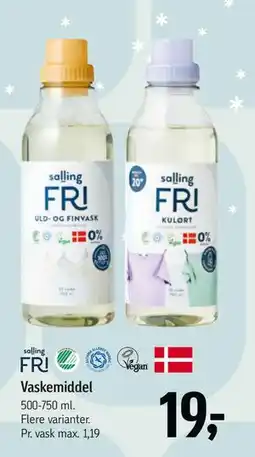 Føtex Vaskemiddel tilbud