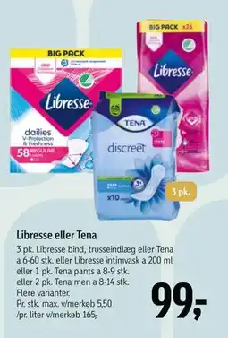 Føtex Libresse eller Tena tilbud