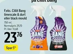 Føtex Cillit Bang limescale & durt eller black mould tilbud