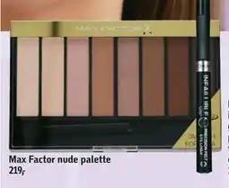 Føtex Max Factor nude palette tilbud
