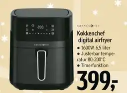 Føtex Køkkenchef digital airfryer tilbud
