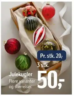 Føtex Julekugler tilbud