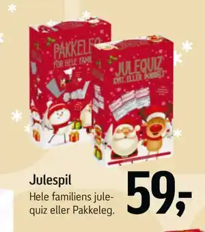 Føtex Julespil tilbud
