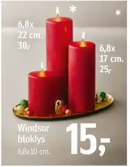 Føtex Windsor bloklys tilbud